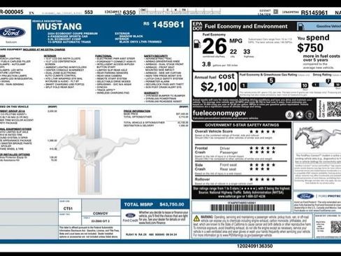 Used 2024 Ford Mustang Premium RWD image 29