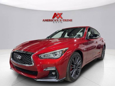 Used 2018 INFINITI Q50 Red Sport 400 w/ Proactive Package image 62
