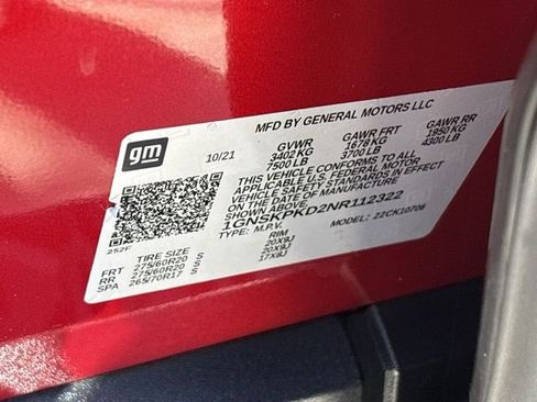 Used 2022 Chevrolet Tahoe Z71 w/ Luxury Package image 30