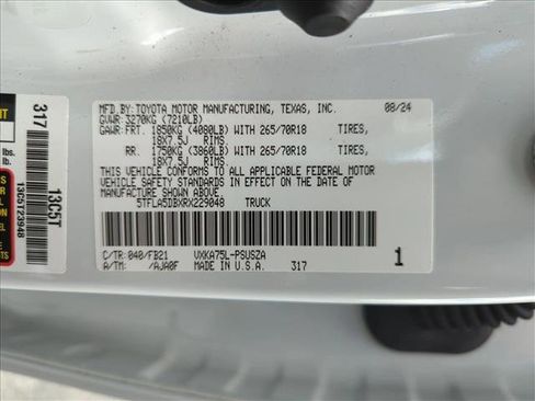 Used 2024 Toyota Tundra SR5 w/ SR5 Convenience Package AWD/4WD image 24
