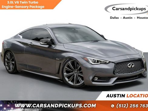 Used 2018 INFINITI Q60 Red Sport 400 w/ Sensory Package 3.0T Sport RWD image 1