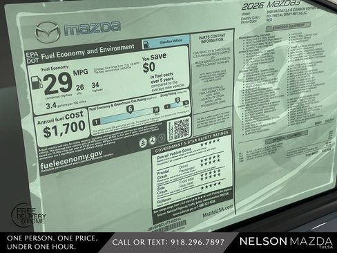 New 2026 MAZDA MAZDA3 Carbon image 16