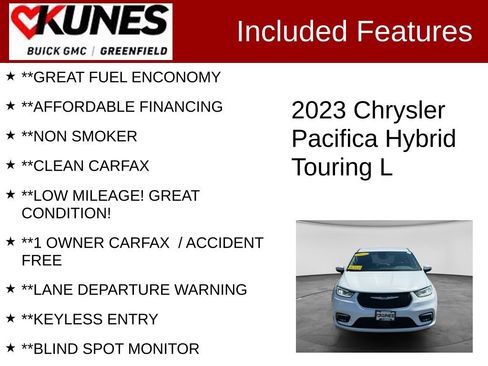 Used 2023 Chrysler Pacifica Touring-L FWD image 3