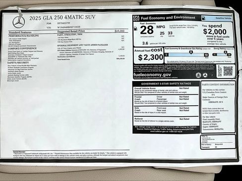 Used 2025 Mercedes-Benz GLA 250 4MATIC image 19