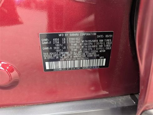 Used 2021 Subaru Outback Limited image 27