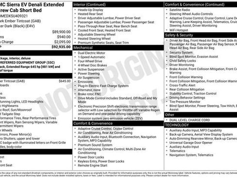 Used 2025 GMC Sierra EV Denali AWD/4WD image 7