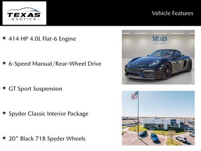 Used 2021 Porsche 718 Boxster Spyder