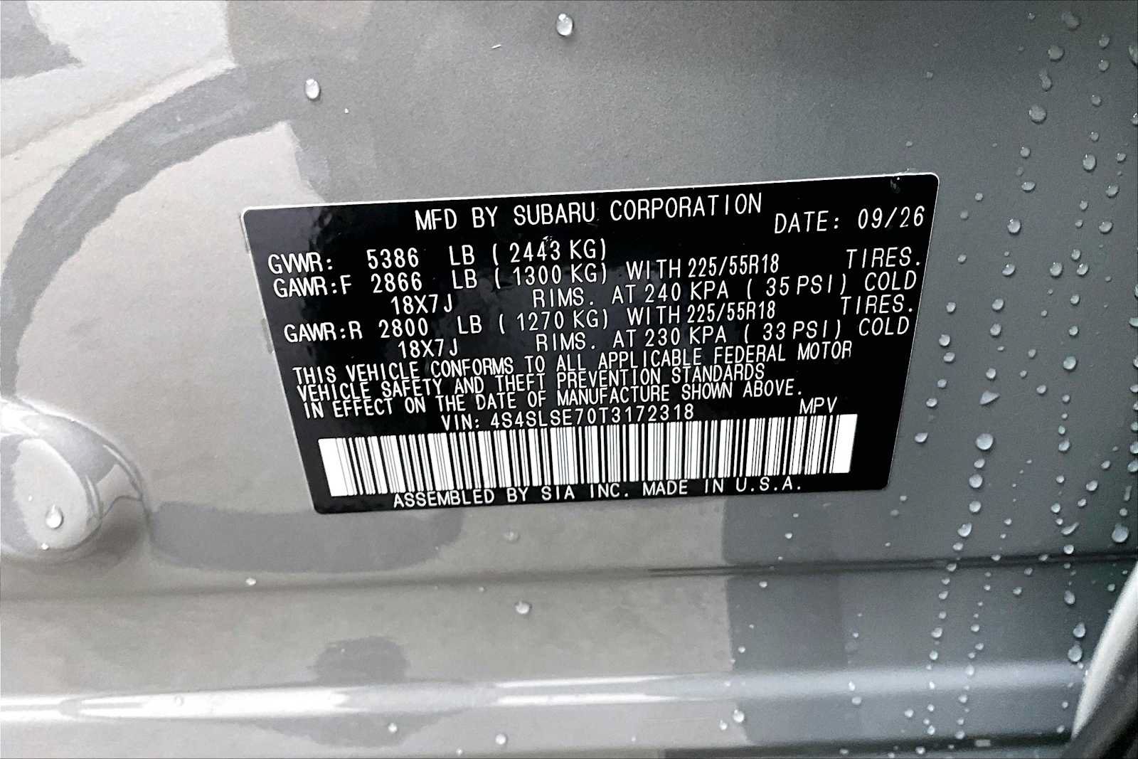 New 2026 Subaru Forester Touring AWD/4WD image 18