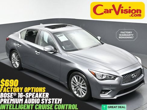 Used 2023 INFINITI Q50 Luxe w/ Cargo Package image 1