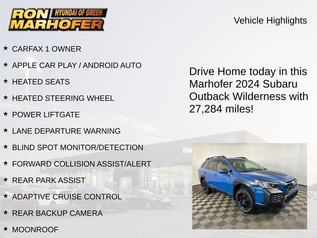 Used 2024 Subaru Outback Wilderness AWD/4WD image 15