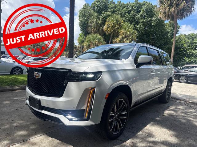 Used 2021 Cadillac Escalade ESV Sport w/ Driver Assist Tech Package AWD/4WD image 1