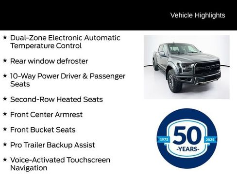 Certified 2019 Ford F150 Raptor w/ Equipment Group 802A Luxury AWD/4WD image 16