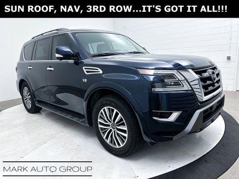 Used 2021 Nissan Armada SL w/ Captain's Chairs Package image 1