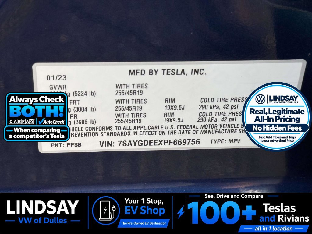 Used 2023 Tesla Model Y Long Range AWD/4WD image 31