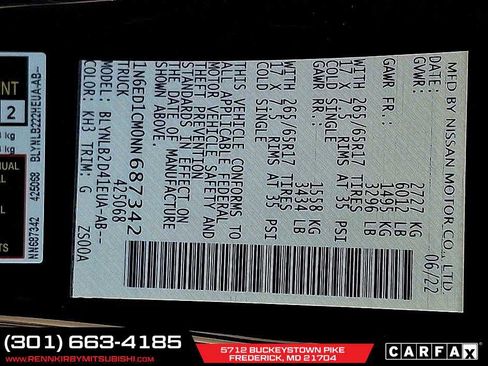 Used 2022 Nissan Frontier SV w/ Technology Package image 26