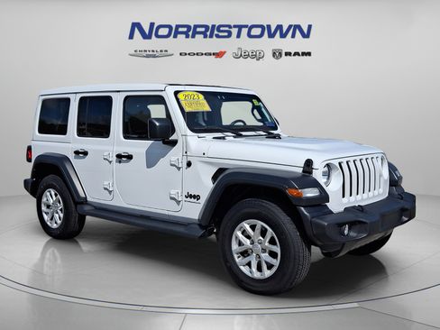 Certified 2023 Jeep Wrangler Unlimited Sport w/ Sun And Sound Package AWD/4WD image 1
