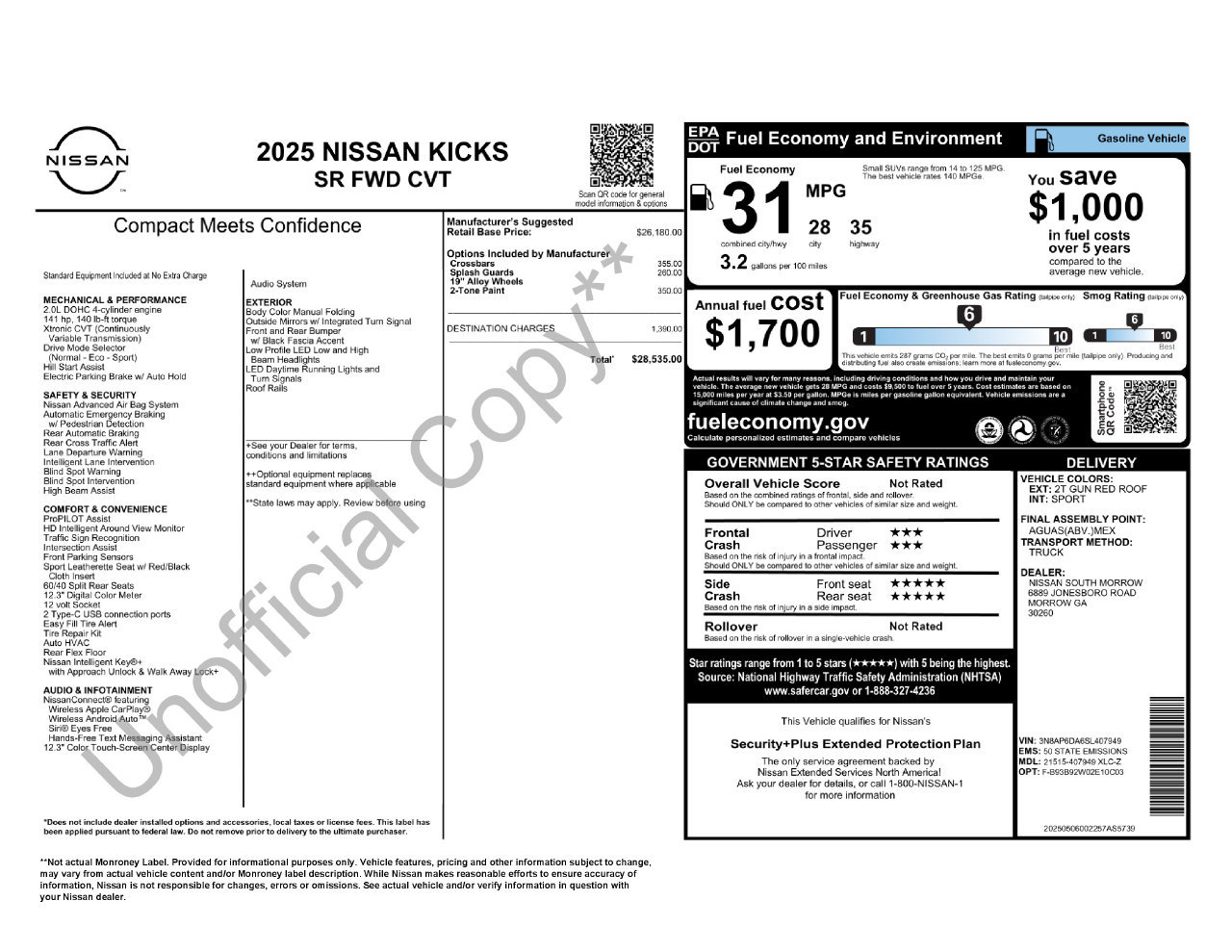 Certified 2025 Nissan Kicks SR FWD image 33
