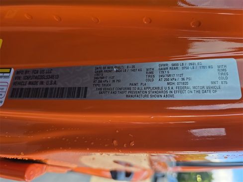 New 2025 Jeep Gladiator Sport image 34