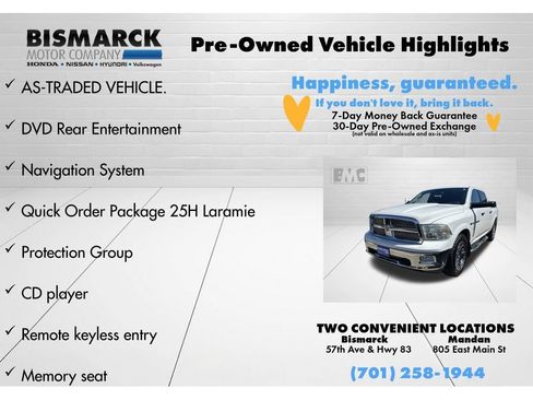 Used 2012 RAM 1500 Laramie w/ Protection Group AWD/4WD image 5