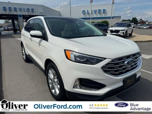 Certified 2022 Ford Edge Titanium w/ Equipment Group 301A AWD/4WD image 1