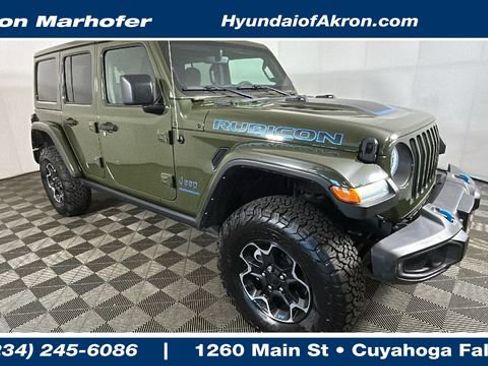Used 2023 Jeep Wrangler Unlimited Rubicon 4xe w/ Cold Weather Group AWD/4WD image 1