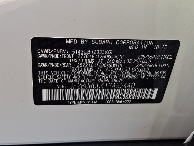 Certified 2026 Subaru Outback Limited XT AWD/4WD image 28