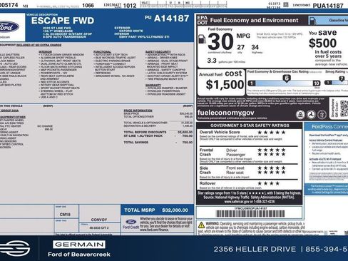 Used 2023 Ford Escape ST-Line w/ Tech Pack #1 image 27