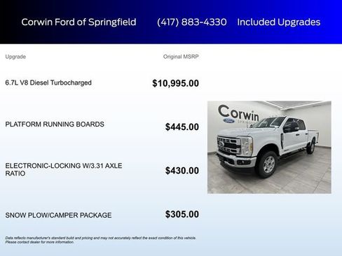 New 2026 Ford F350 XLT w/ Snow Plow/Camper Package image 5