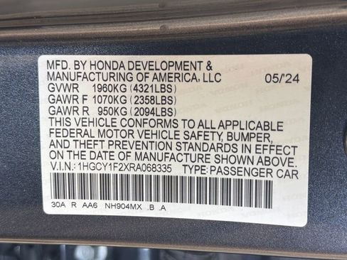 Used 2024 Honda Accord LX image 35