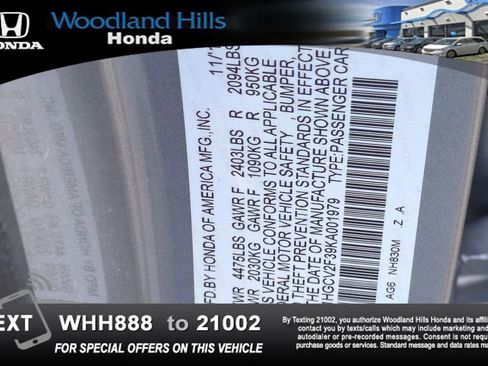 Certified 2019 Honda Accord Sport image 27