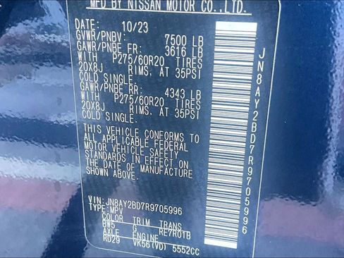 Certified 2024 Nissan Armada SL image 33