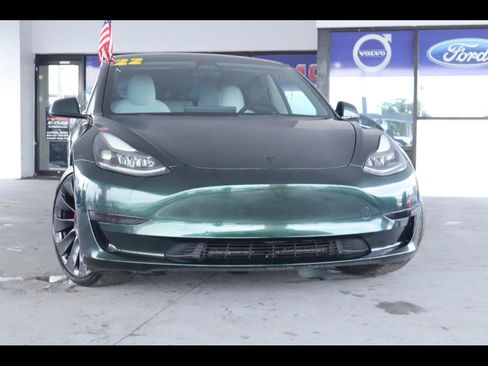 Used 2021 Tesla Model 3 Performance AWD/4WD image 1