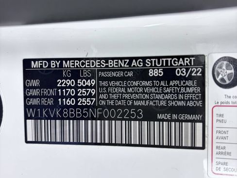 Certified 2022 Mercedes-Benz SL 63 AMG 4MATIC image 27