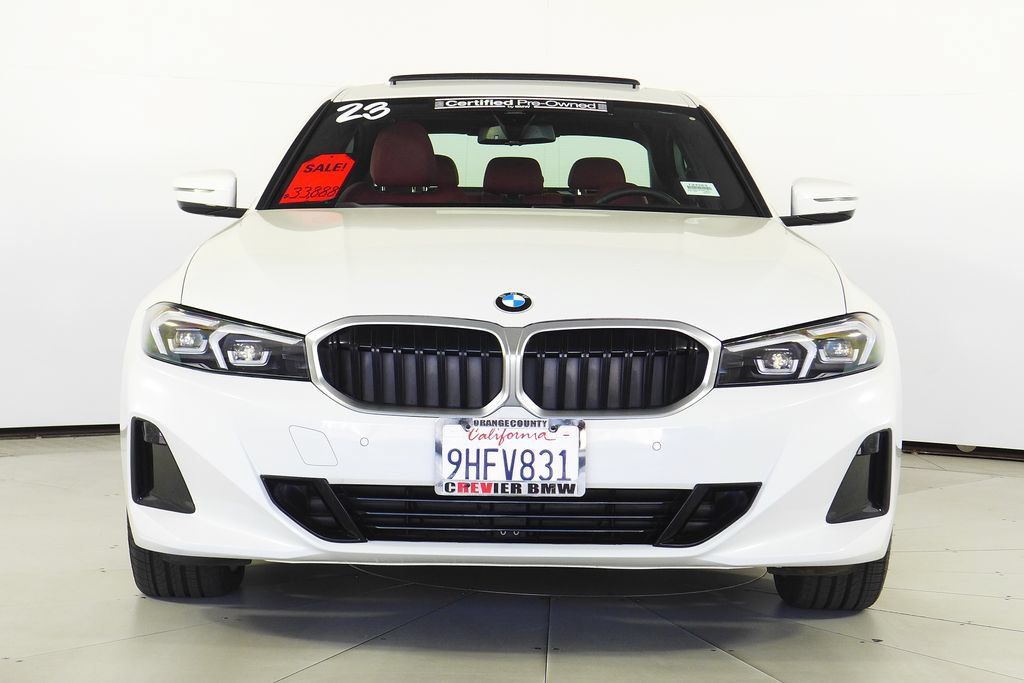 Certified 2023 BMW 330i Sedan w/ Driving Assistance Package RWD image 3