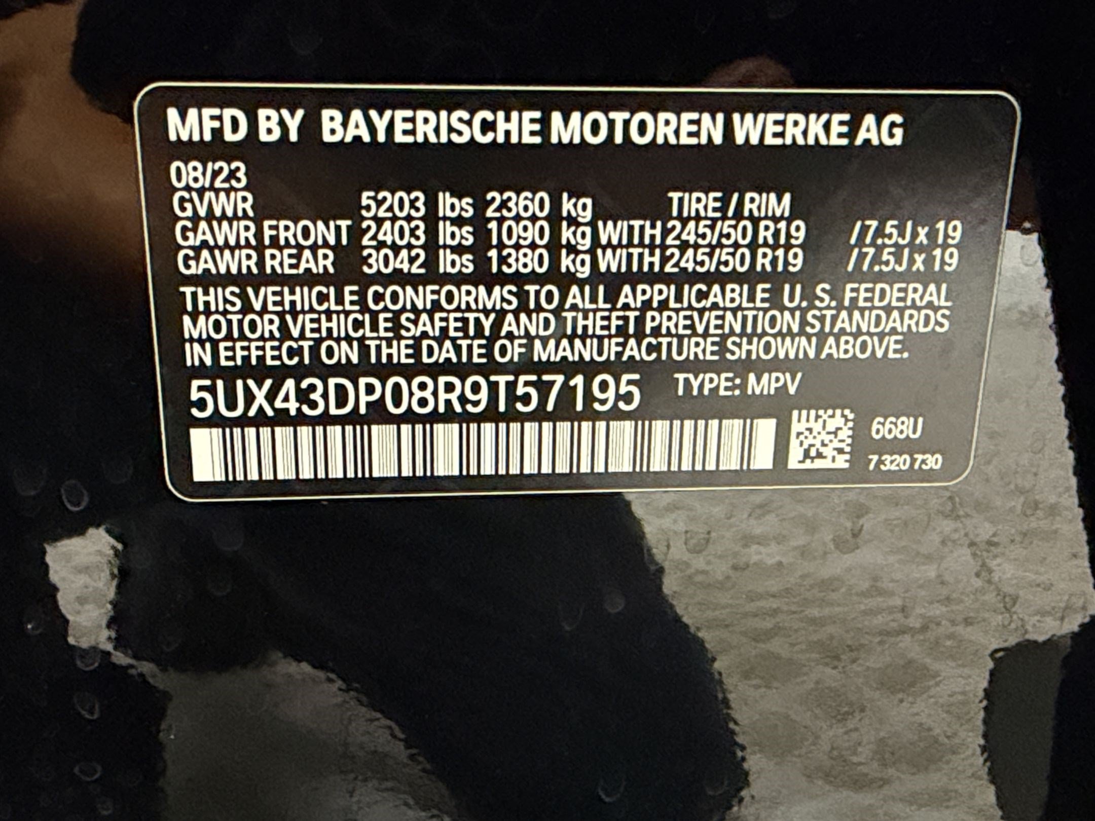 Certified 2024 BMW X3 sDrive30i w/ Convenience Package RWD image 25