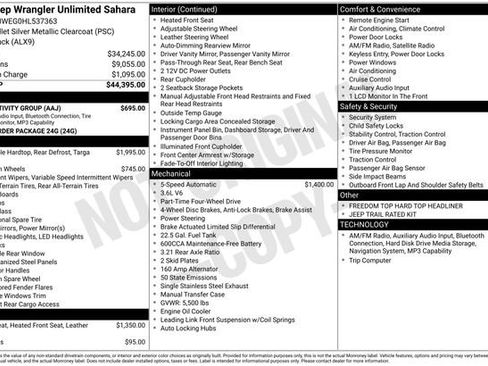 Used 2017 Jeep Wrangler Unlimited Sahara w/ Connectivity Group image 34