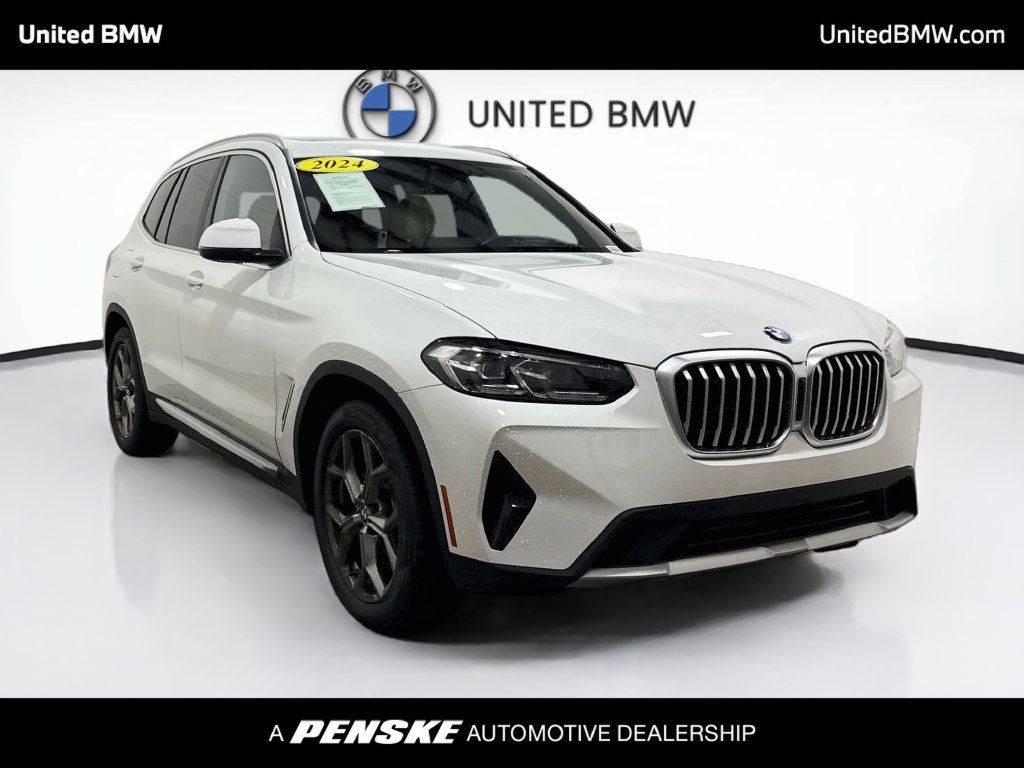 Certified 2024 BMW X3 sDrive30i w/ Premium Package w/ZPA RWD image 3