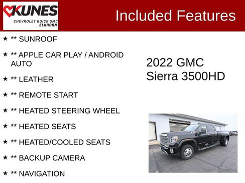Used 2022 GMC Sierra 3500 Denali w/ Denali Ultimate Package AWD/4WD image 2