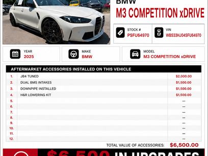 Used 2025 BMW M3 Competition