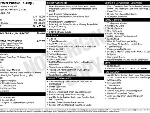 Used 2020 Chrysler Pacifica Touring-L FWD image 31