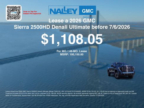 New 2026 GMC Sierra 2500 Denali Ultimate AWD/4WD image 3
