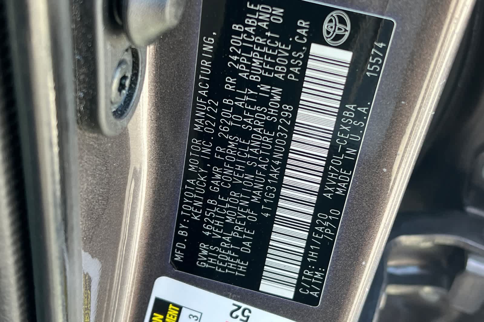 Used 2022 Toyota Camry SE w/ Cold Weather Package FWD image 44
