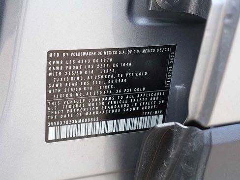 Used 2022 Volkswagen Taos SE FWD image 21