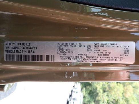 New 2025 Jeep Wrangler Sport S image 16