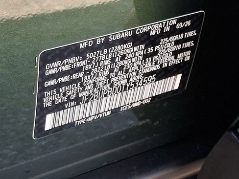 New 2026 Subaru Outback Premium w/ Premium/Limited Plus Package AWD/4WD image 17
