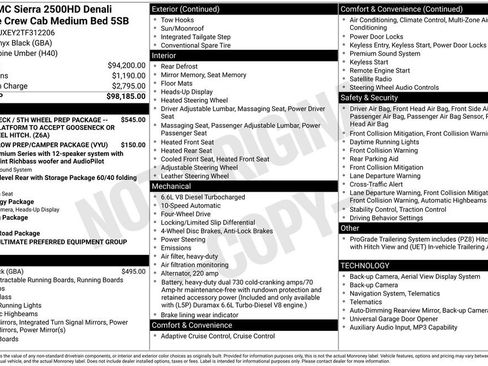 New 2026 GMC Sierra 2500 Denali Ultimate AWD/4WD image 5