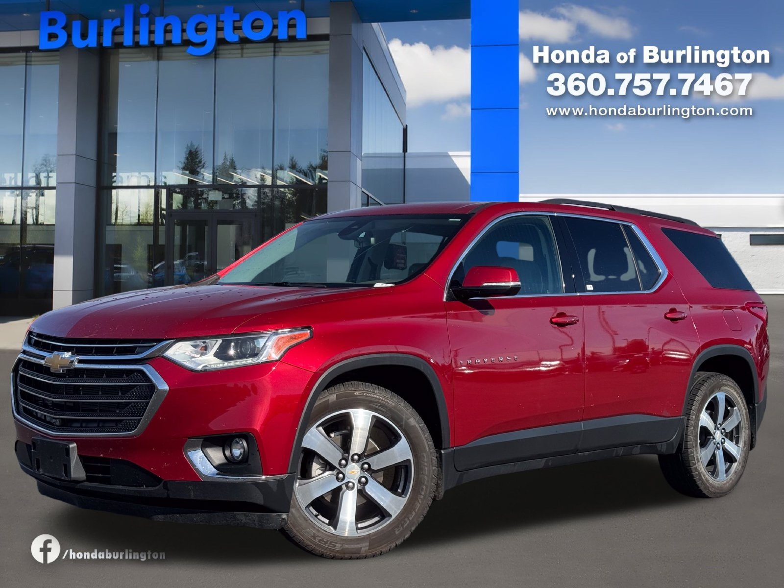 Used 2020 Chevrolet Traverse LT w/ LT Premium Package AWD/4WD 360° Tour