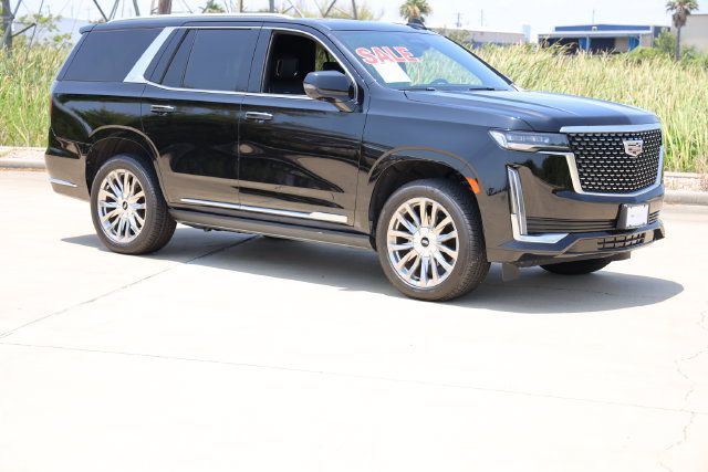 Used 2021 Cadillac Escalade Premium Luxury w/ Driver Assist Tech Package RWD image 1