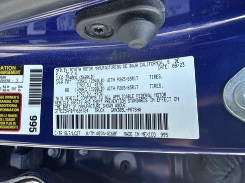 Certified 2023 Toyota Tacoma TRD Sport w/ TRD Premium Sport Package image 14