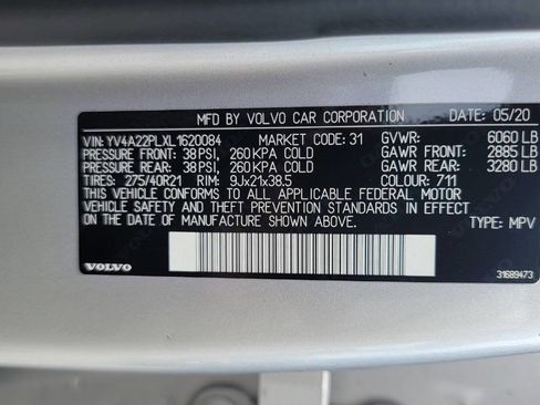 Used 2020 Volvo XC90 T6 Inscription w/ Protection Package Premier AWD/4WD image 26